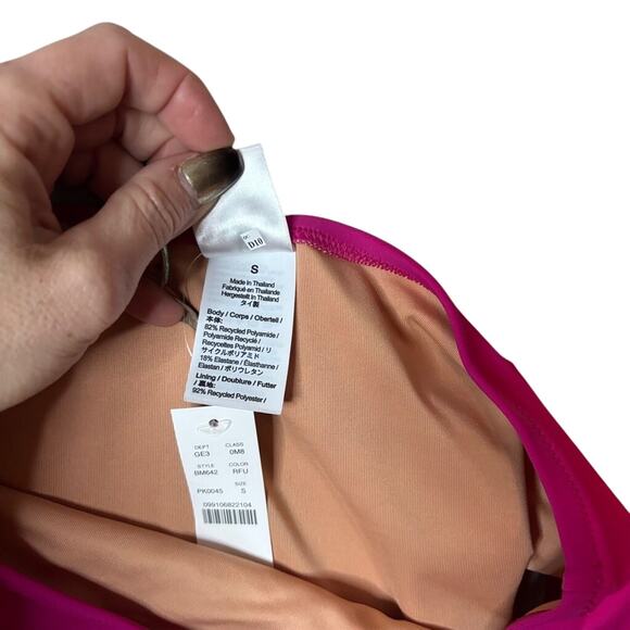 J.Crew Magenta Orchid High-Rise Full Coverage Bikini Bottom NWT S - Picture 5 of 5